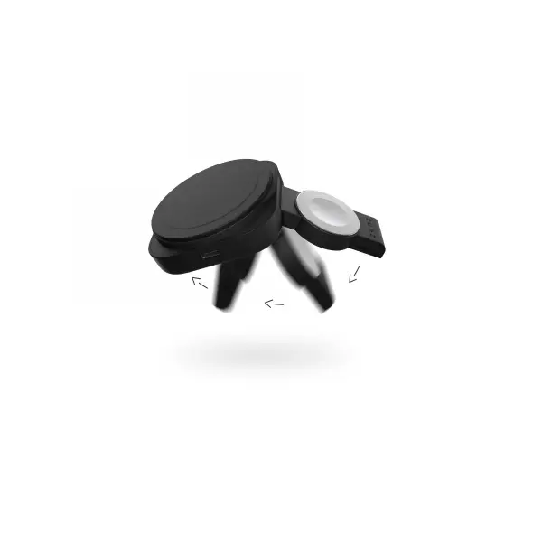 2-in-1 Wireless Charger Zens Travel Charger Pro 2 20W MagSafe black ZENS35 8720618634481
