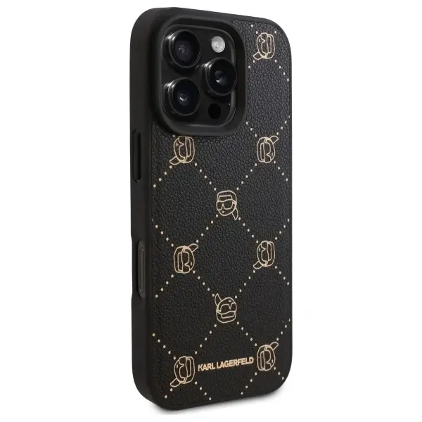 Karl Lagerfeld case for iPhone 16 Pro Max 6,9&quot; KLHMP16XPGKHPHK black Hard Karl Head MagSafe 3666339294212