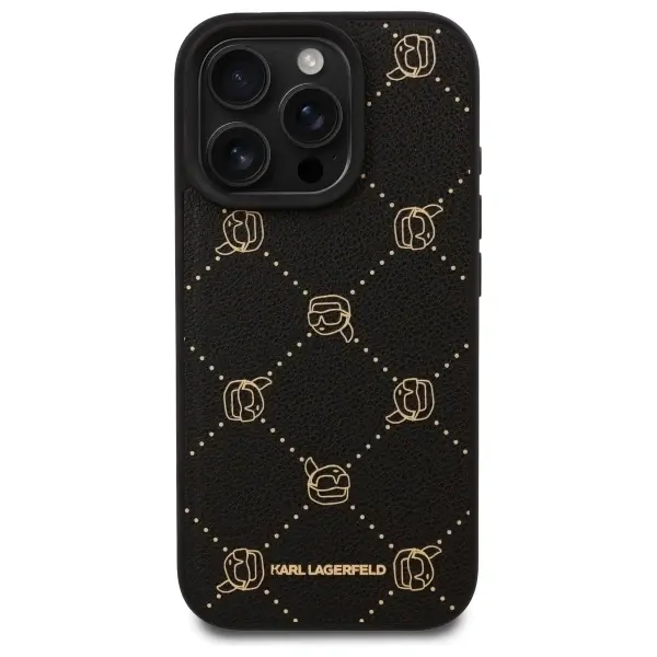 Karl Lagerfeld case for iPhone 16 Pro Max 6,9&quot; KLHMP16XPGKHPHK black Hard Karl Head MagSafe 3666339294212