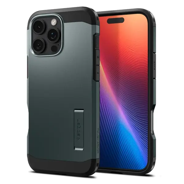 Spigen Spigen Tough Armor MAG iPhone 16 Pro MagSafe abyss green/zielony ACS08148