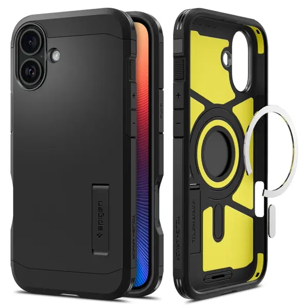 Spigen Spigen Tough Armor MAG iPhone 16 MagSafe czarny/black ACS08216