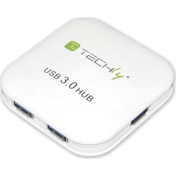 HUB USB Techly 4x USB-A 3.0 (IUSB3-HUB4-WH)