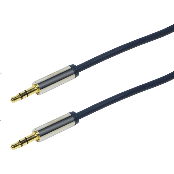 Kabel LogiLink Jack 3.5mm - Jack 3.5mm 3m niebieski (CA10300)