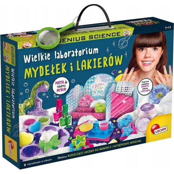 Lisciani LISCIANI I"M A GENIUS WIELKIE LABORATORIUM MYDEŁEK I LAKIERÓW
