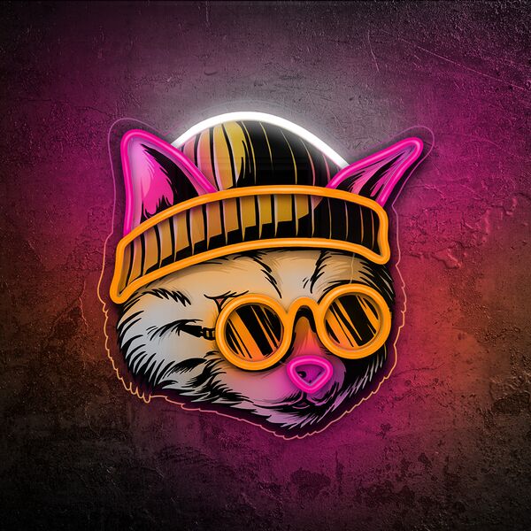 Neon ART LED CAT DREAMER multicolor FLA04 Forever Light 5900495454225