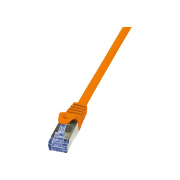 LogiLink Patchcord, CAT6A, S/FTP, PIMF, 2m, pomarańczowy (CQ3058S)