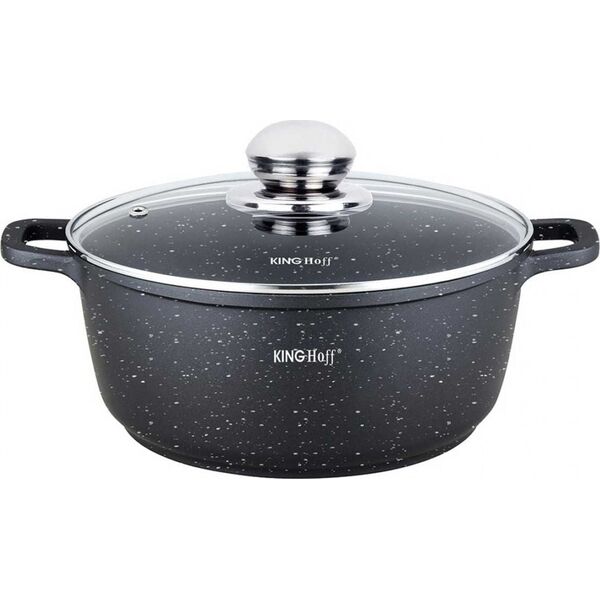 KingHoff Kinghoff garnek marmurowy 26cm kh-1596 5,6l!