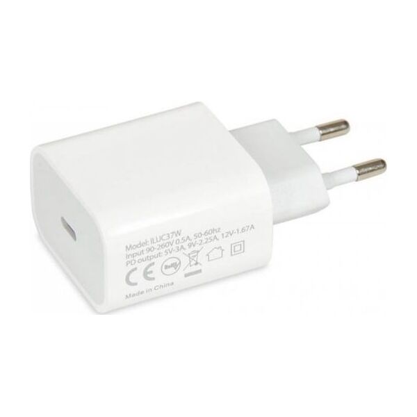 Ładowarka iBOX C37 1x USB-C 3 A (ILUC37W)