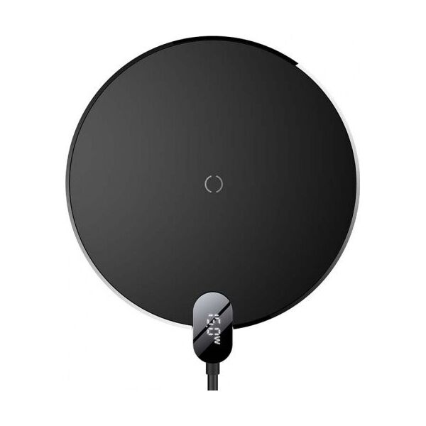 Ładowarka Baseus Digital LED Indukcyjna 1x USB-A 2 A (BSU3185BLK)