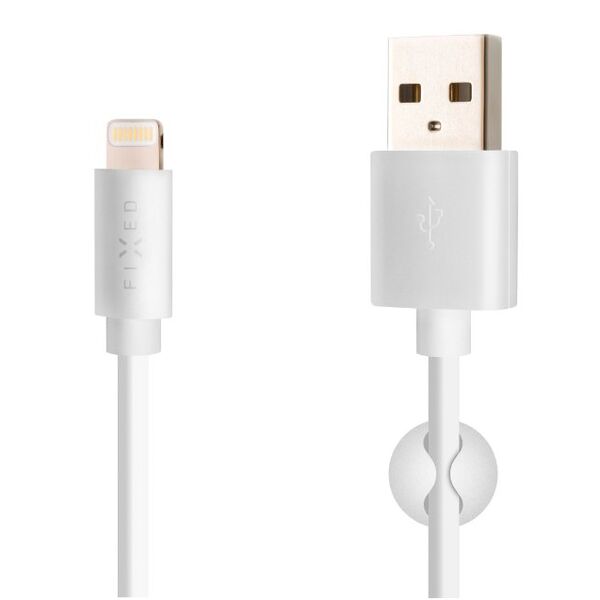 Kabel USB Fixed USB-A - Lightning 2 m Biały (FIXD-UL2M-WH)
