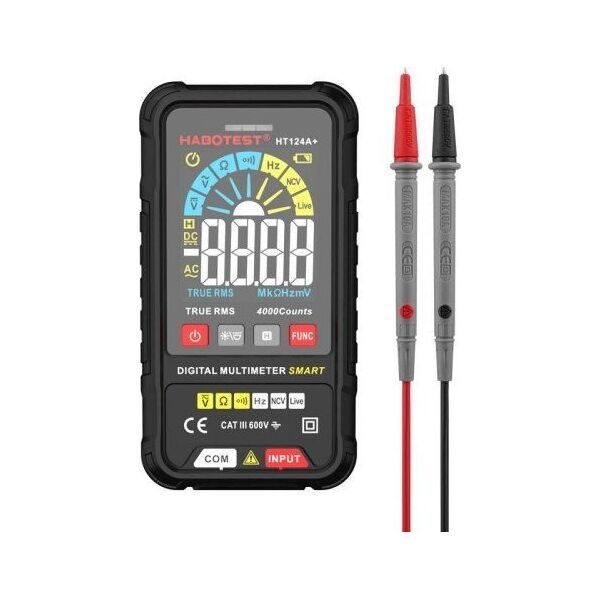 Habotest Cyfrowy multimetr uniwersalny Habotest HT124A+