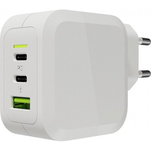 Ładowarka Green Cell PowerGaN 1x USB-A 2x USB-C 3.25 A (CHARGC08W)