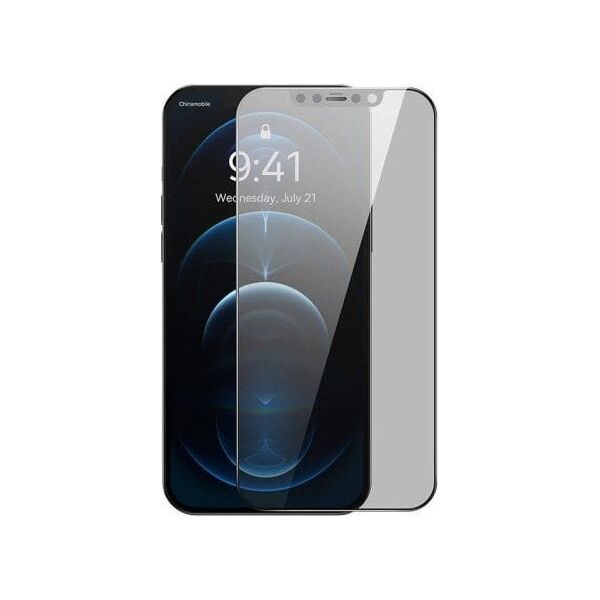 Baseus Szkło hartowane Baseus Privacy Glass SGQP051202 0.3mm Apple iPhone 12 Pro Max