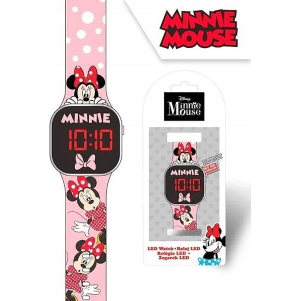 Kids Euroswan Zegarek cyfrowy LED Minnie Mouse MN4369 Kids Euroswan