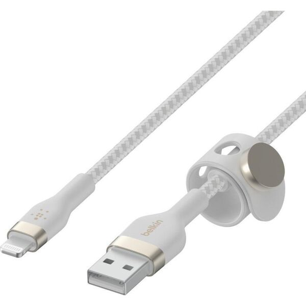 Kabel USB Belkin USB-A - Lightning 1 m Biały (CAA010BT1MWH)