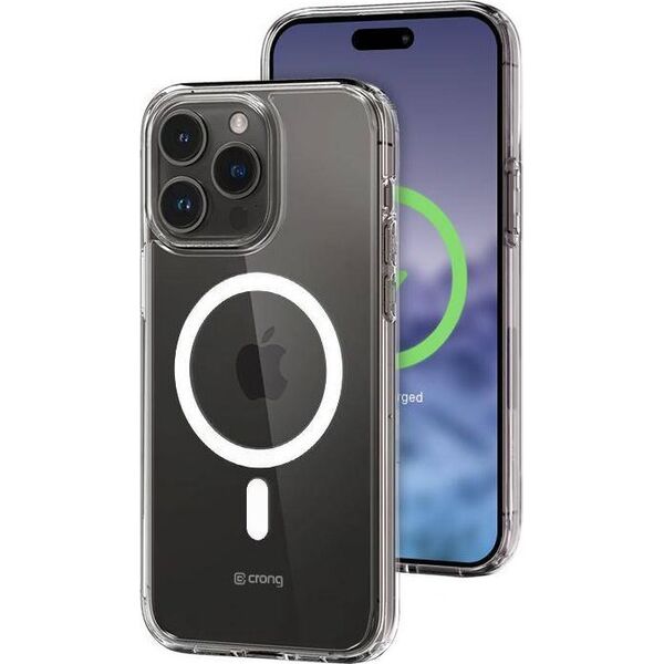 Crong Etui Clear MAG Cover iPhone 15 Pro MagSafe