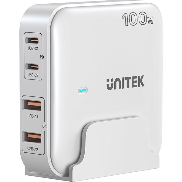 Ładowarka Unitek P1229A 2x USB-A 2x USB-C 5 A (P1229AWH01-EU)
