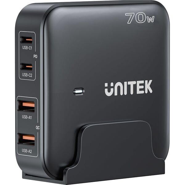 Ładowarka Unitek P1228A 2x USB-A 2x USB-C 5 A (P1228ABK01-EU)