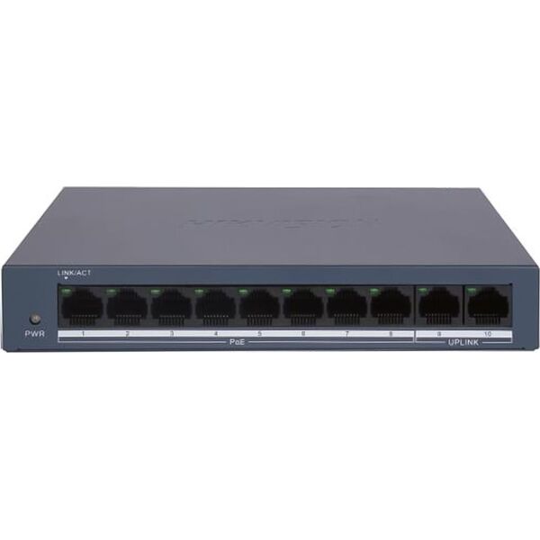 Switch Hikvision SWITCH POE DS-XS0110-P 8-PORTOWY Hikvision