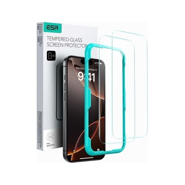 ESR SZKŁO HARTOWANE ESR TEMPERED GLASS 2-PACK IPHONE 16 PRO MAX CLEAR