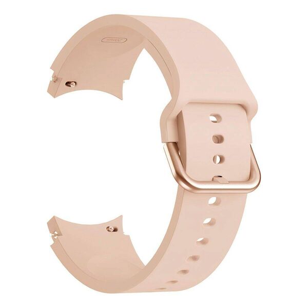 Strap for GALAXY WATCH 4 / 5 / 5 PRO / 6 / 7 / FE Tech-Protect Silicone Caffe Latte creamy 5906302313501