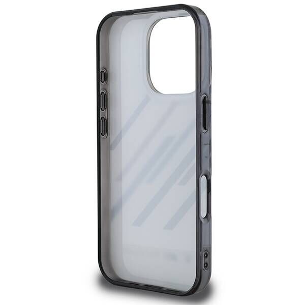 Original Case IPHONE 16 PRO MAX BMW Hardcase Motosport IML Random Stripes (BMHCP16X23HTRAG) gray 3666339325398
