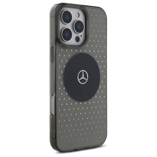 Mercedes case for iPhone 16 Pro 6,3&quot; MEHMP16L23HCPK Hardcase MB Case Star Pattern black 3666339326340