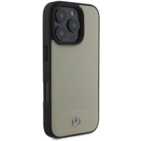 Mercedes case for iPhone 16 Pro Max 6,9&quot; MEHMP16X23RBARE Hardcase MB Textured and Plain Leather MagSafe beige 3666339312657