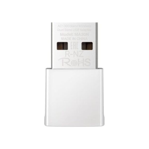 Κάρτα δικτύου Mercusys MERCUSYS MA30N WiFi5 USB νανοπροσαρμογέας (AC1300,2,4GHz/5GHz,USB2.0) 13848151 6957939002077
