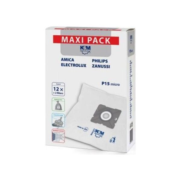 Worek do odkurzacza König & Meyer Worki do odkurzacza P15/maxi 12 sztuk