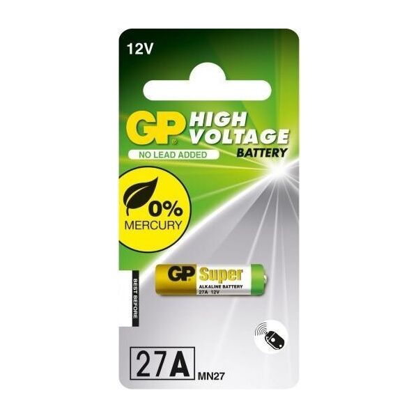GP Recyko Bateria do pilota samochodowego GP 27A MN27 x1