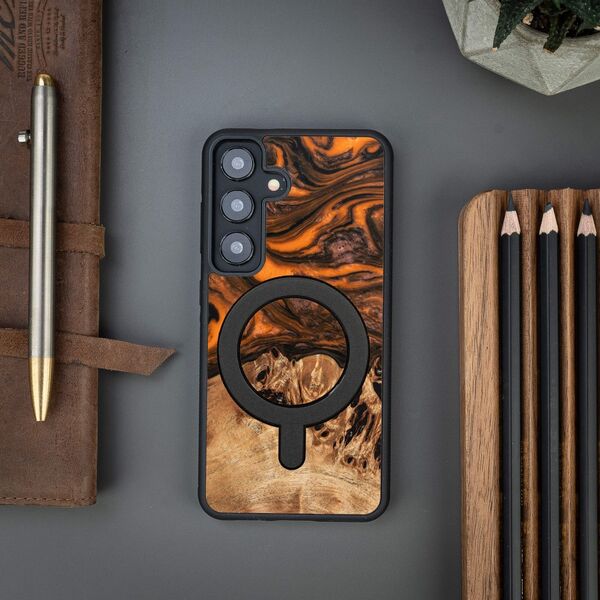 Bewood Unique case for Samsung Galaxy A55 5G Violet with MagSafe 5906306015876