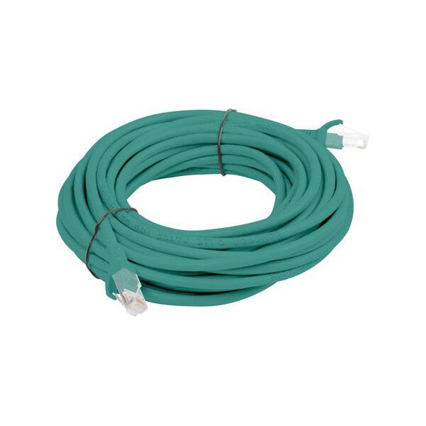 Lanberg RJ-45/RJ-45 kat.5e Zielony 10m (PCU5-10CC-1000-G)