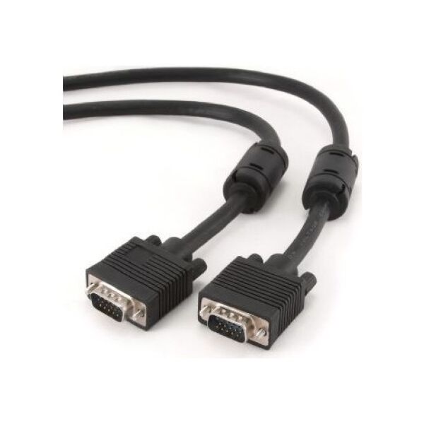 Kabel Lanberg D-Sub (VGA) - D-Sub (VGA) 10m czarny (CA-VGAC-10CC-0100-B)