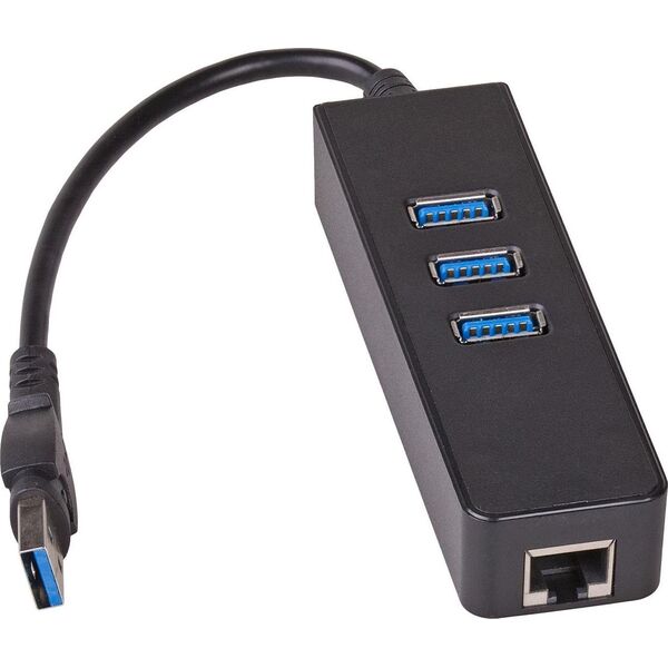 HUB USB Akyga 1x RJ-45  + 3x USB-A 3.0 (AK-AD-32)