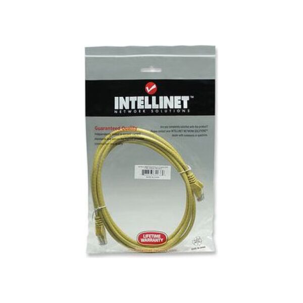 Intellinet Network Solutions Intellinet patch cord RJ45, snagless, kat. 6 UTP, 2m żółty (342360)