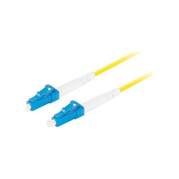 Lanberg PATCHCORD ŚWIATŁOWODOWY SM LC/UPC-LC/UPC SIMPLEX 3.0MM LSZH G657A1 2M ŻÓŁTY LANBERG