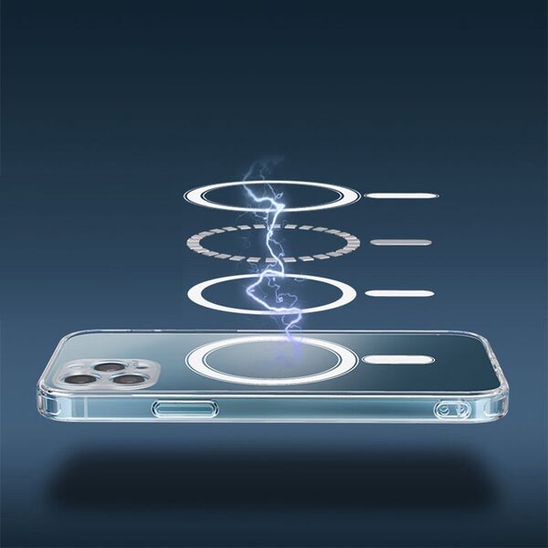 Anti Shock 1,5 mm Mag case for iPhone 16 Plus 6,7&quot; transparent camera protection 5906961915580