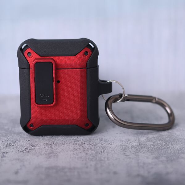 Case for Airpods 4 with ANC Nitro red 5906961927545