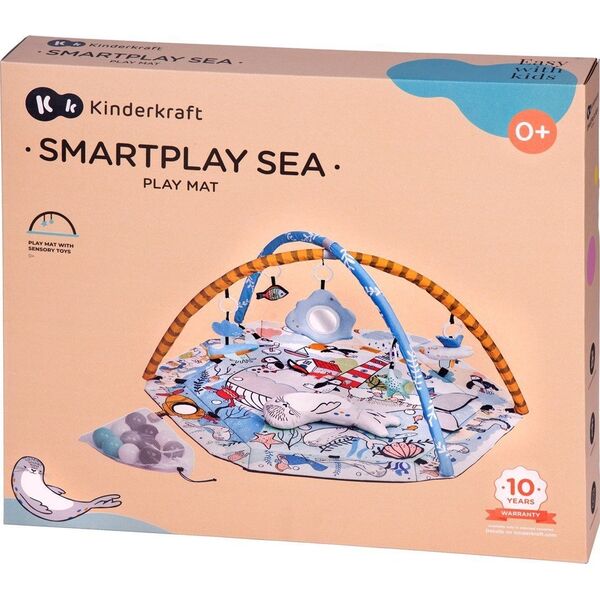 KinderKraft Kinderkraft Mata interaktywna 2w1 SMARTPLAY SEA