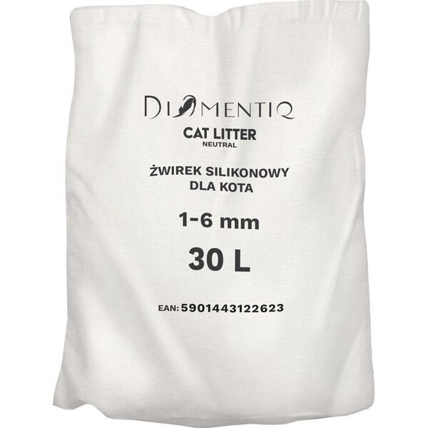 Żwirek dla kota Diamentiq DIAMENTIQ Neutral - żwirek neutralny - 30 l