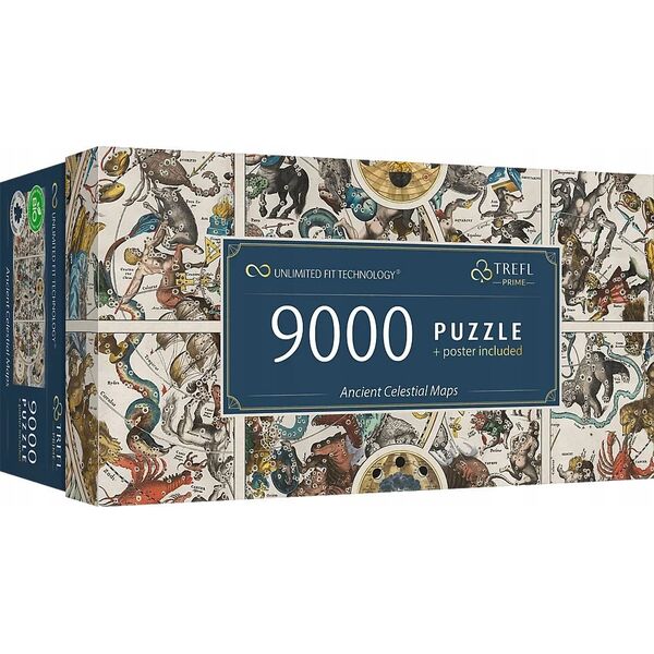 Trefl Puzzle Prime 9000 el. Ancient Celestial Maps 81031 TREFL