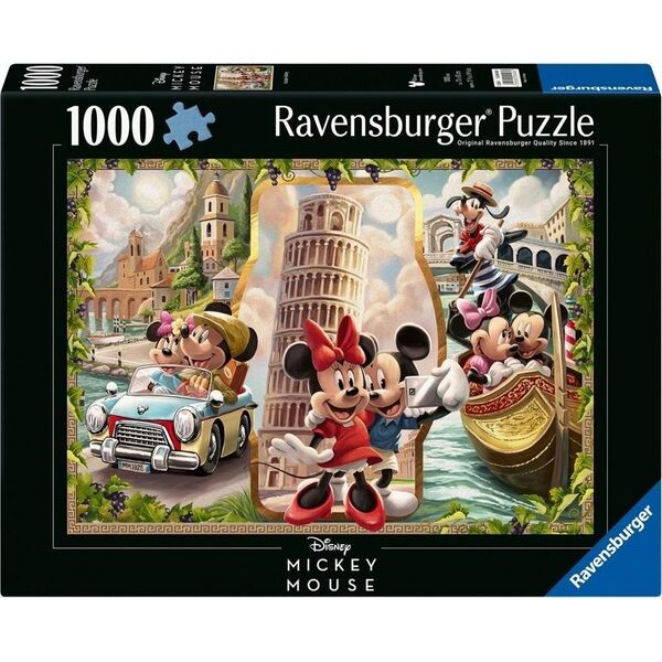 Ravensburger Puzzle 1000 Disney Classics Wakacje Miki i Mini