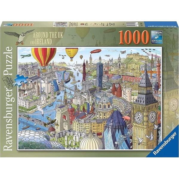 Ravensburger Puzzle 1000 Wokół Wysp Brytyjskich