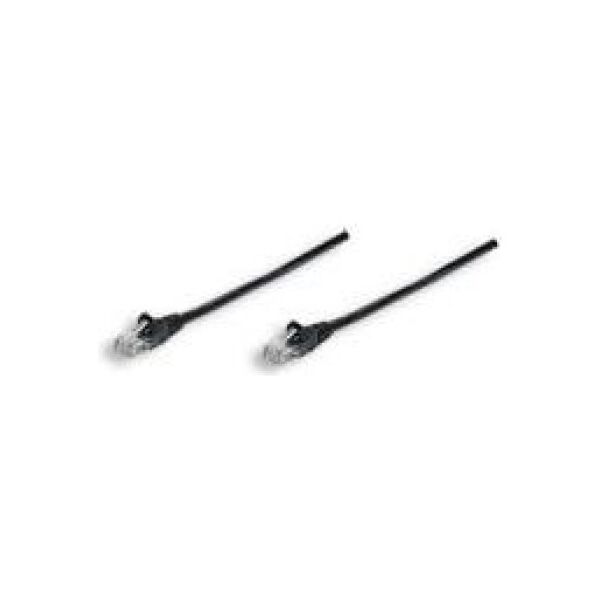 Intellinet Network Solutions RJ45, snagless, kat. 5e UTP, 1m czarny (320740)