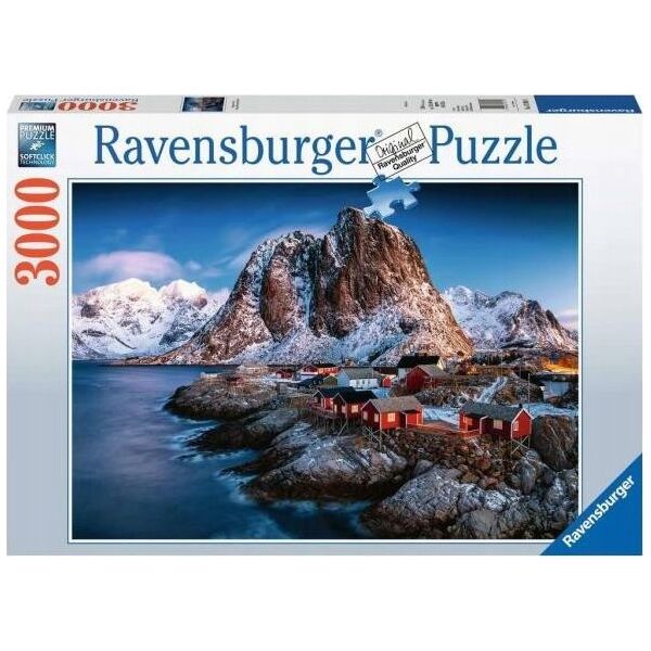 Ravensburger Puzzle 3000 elementów Norwegia - Hamnoy, Lofoten