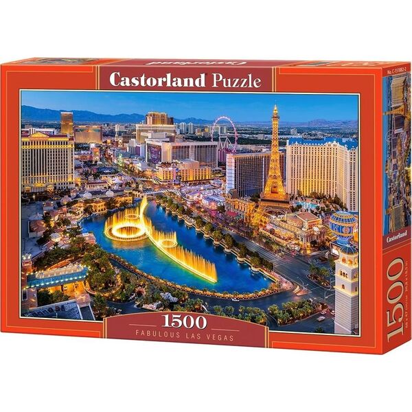 Castorland Puzzle 1500 Fantastyczne Las Vegas