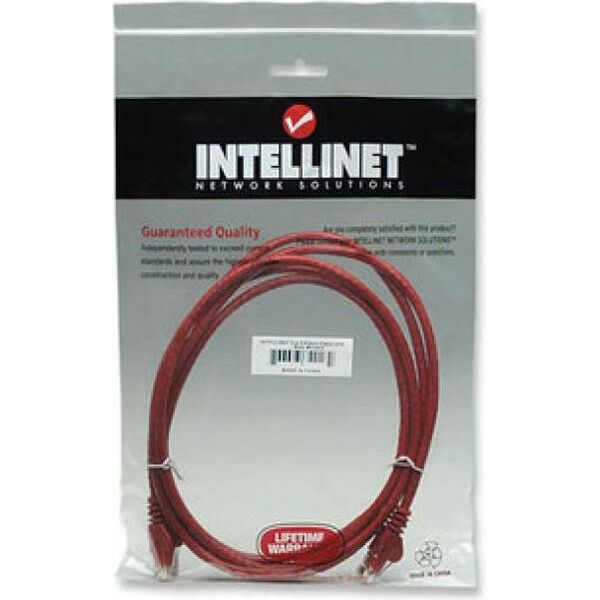 Intellinet Network Solutions Intellinet patch cord RJ45 kat. 6 UTP 3m czerwony 100% miedź (342179)