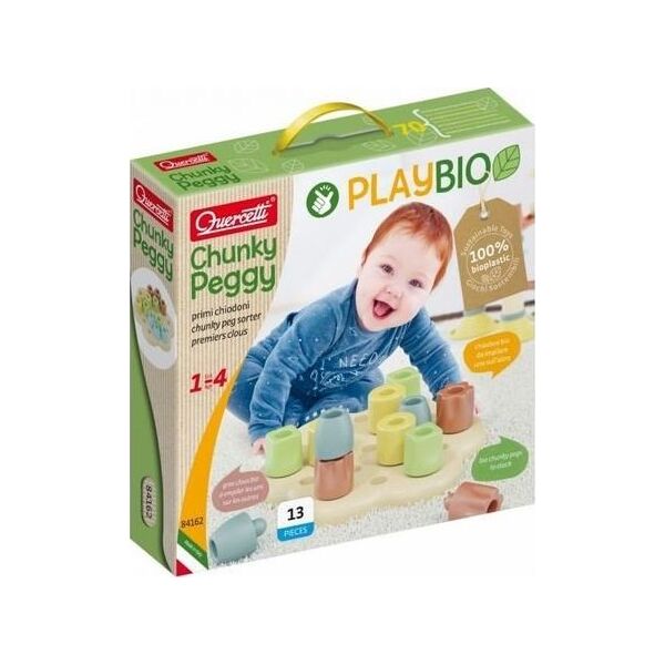 Quercetti Układanka Playbio chunky peggy