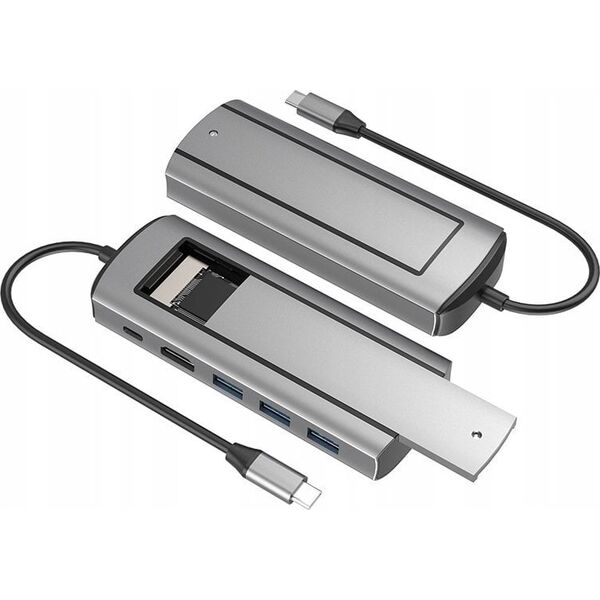 HUB USB Bounn Hub kieszeÅ dysku 6w1 sata